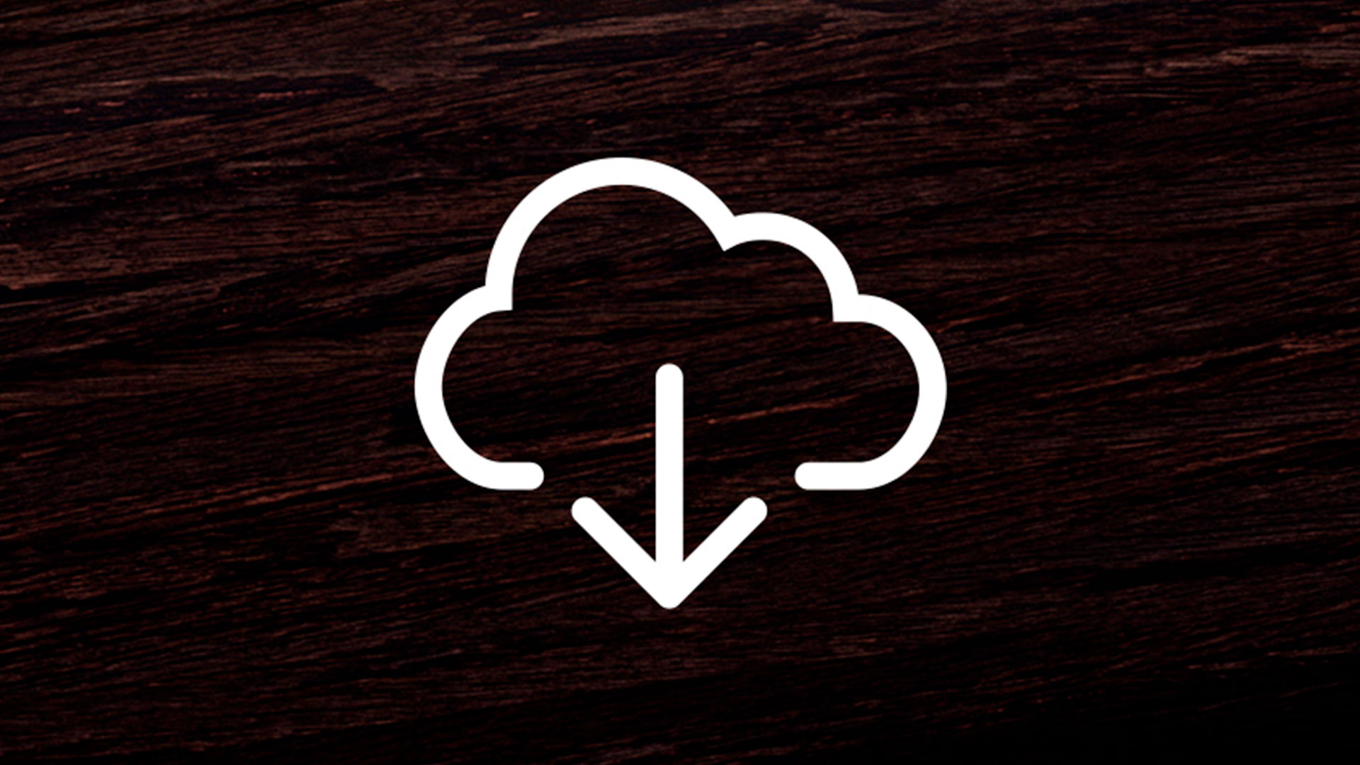 A cloud download icon