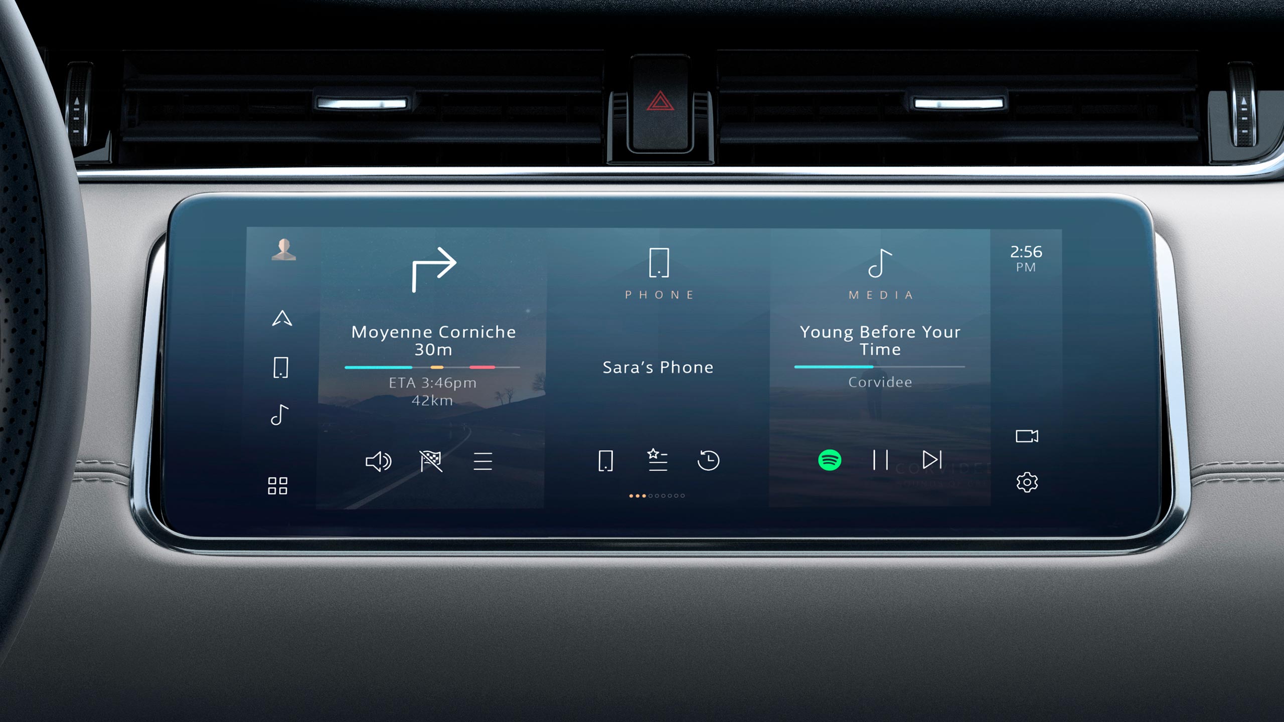 Entertainment dashboard