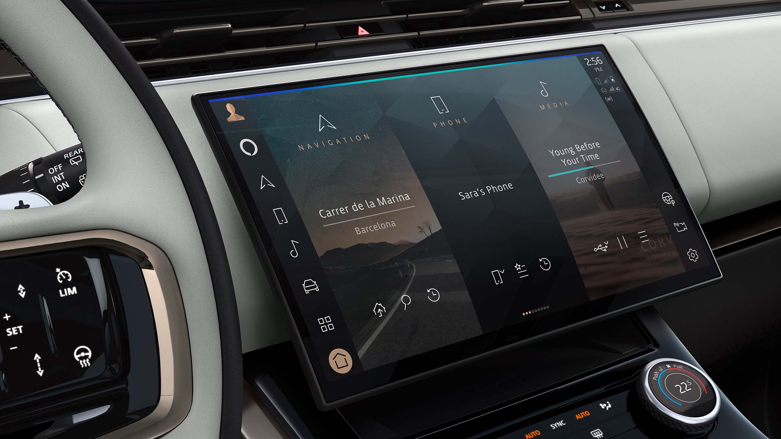New Range Rover Sport Pivi Pro touchscreen