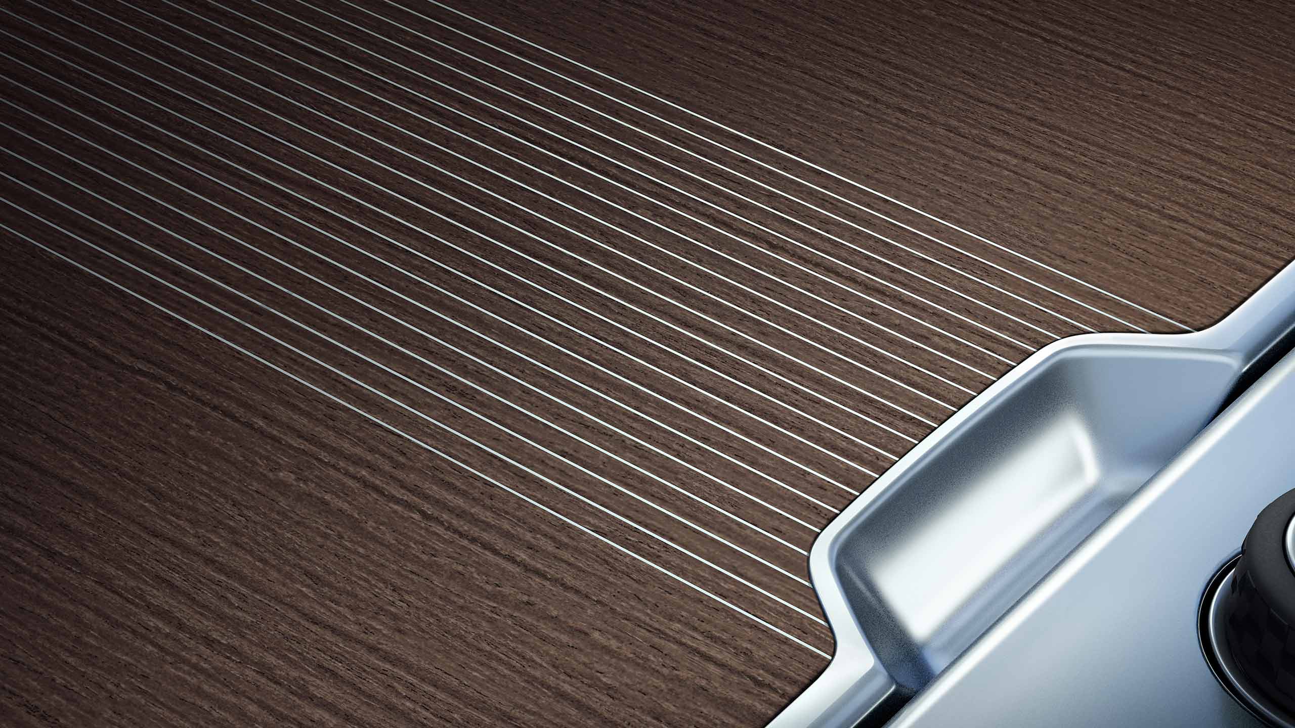 Close up of the interior of the New Range Rover